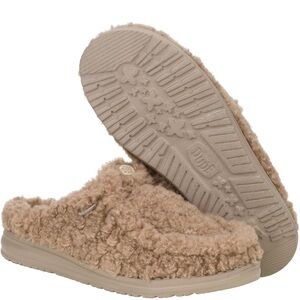 HEYDUDE Women's Wendy Cozy Slipper, Timber Wolf 9 NWB!